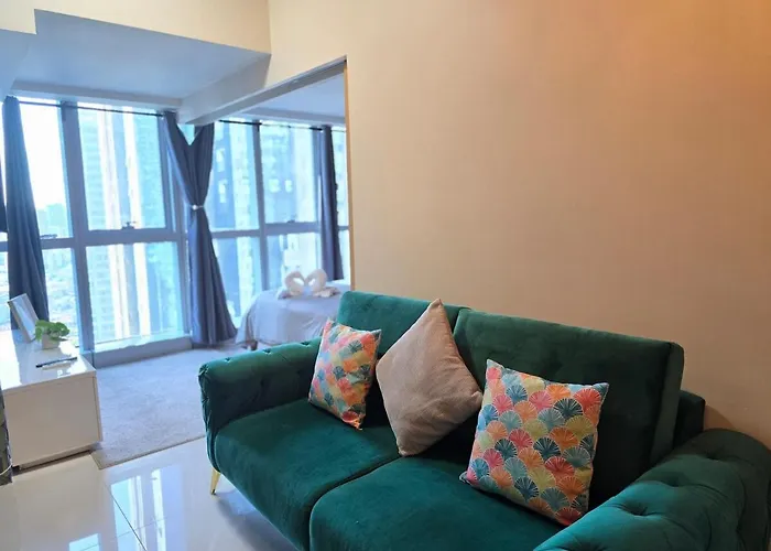 Apartment Uptown Parksuites Bgc Cosy Vibe Flat Near St Lukes, Uptown Mall, Mitsukoshi And Grand Hyatt Manila